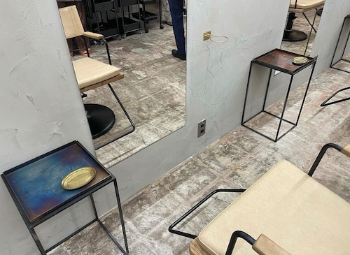 創作板金のアイアンサイドテーブル