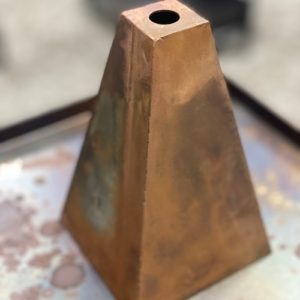 創作板金屋オーダーメイド・アイアンフラワーベース（ヴィンテージ仕上げ）